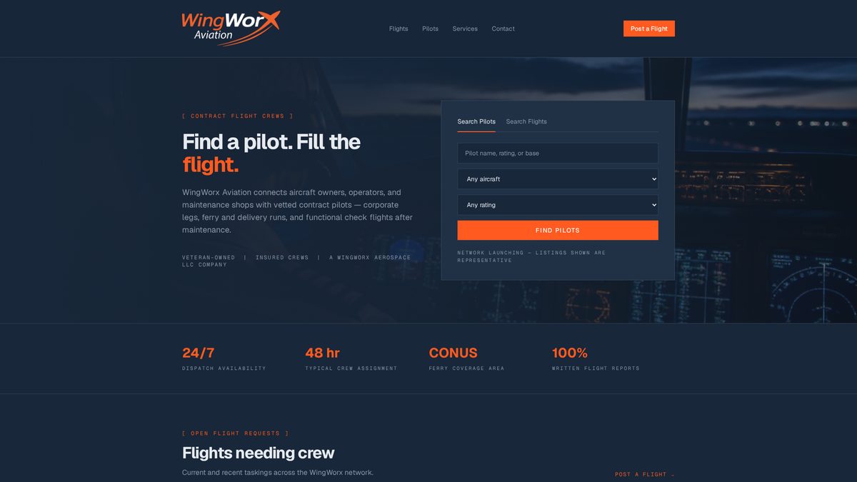 WingWorx Aviation division